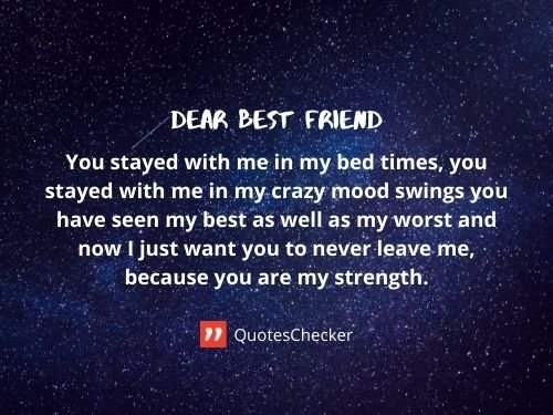 lines for best friend | QuotesChecker