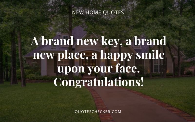 New Home Wishes | QuotesChecker