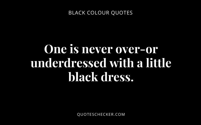 Black Colour Quotes | QuotesChecker