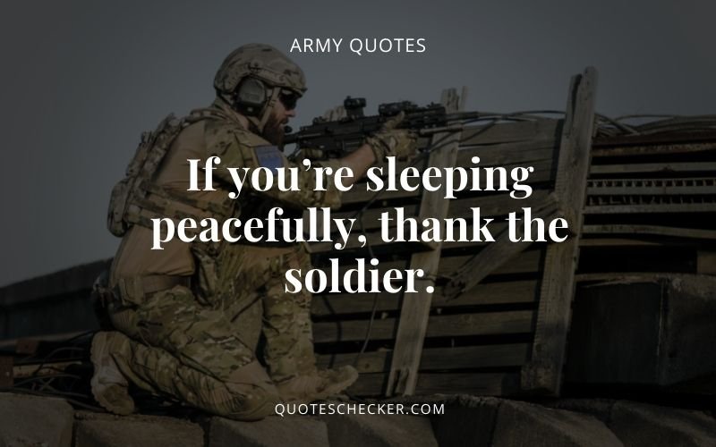 Soldier Quotes | QuotesChecker
