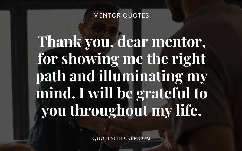 Best Mentor Quotes | QuotesChecker