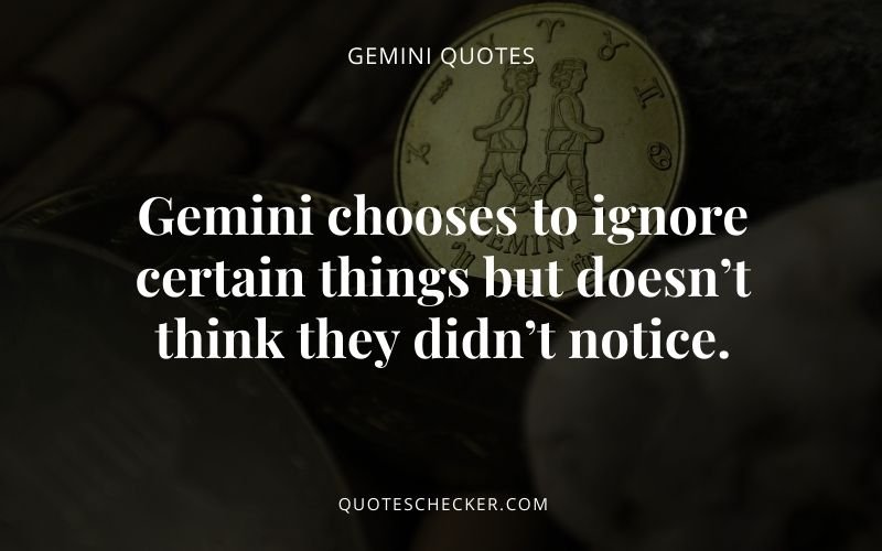 Gemini Quotes | QuotesChecker