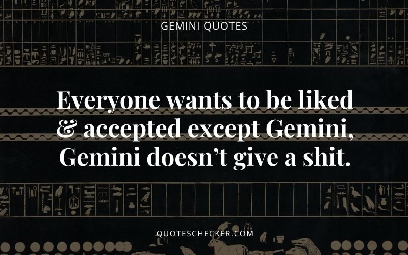 Gemini Sayings | QuotesChecker