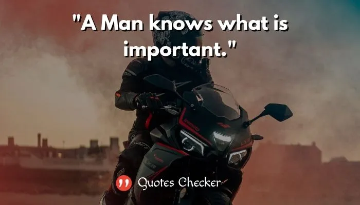 Image with a quote on bike lovers quotes