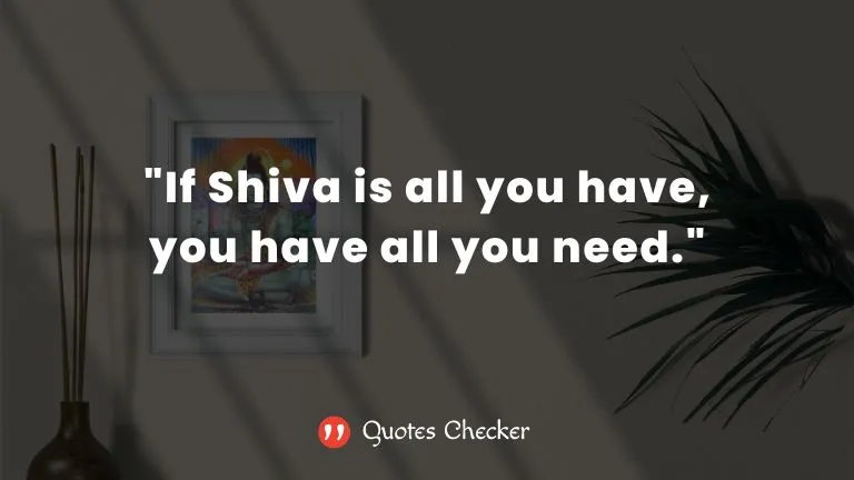 Lord shiva quotes