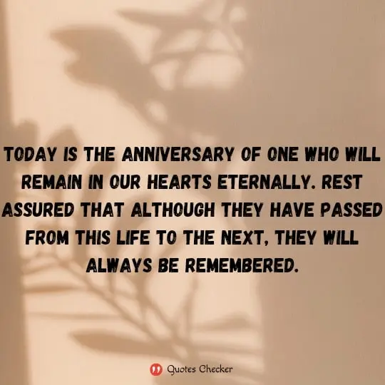 death anniversary quotes 