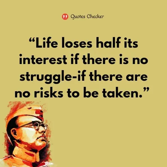 motivational Subhash Chandra Bose Quotes 