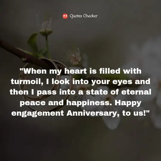 Wishes for Engagement Anniversary 