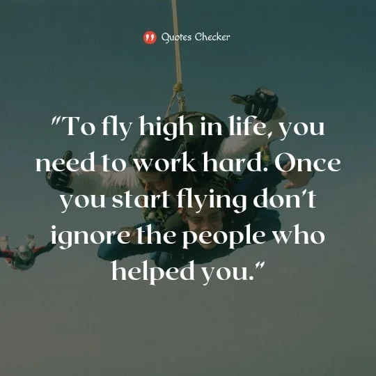 Flying high Quotes 