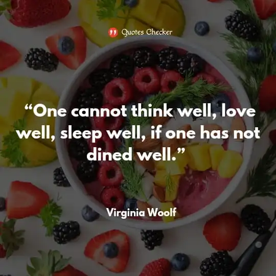Quotes on food 