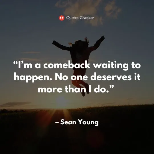 Quotes about comeback 