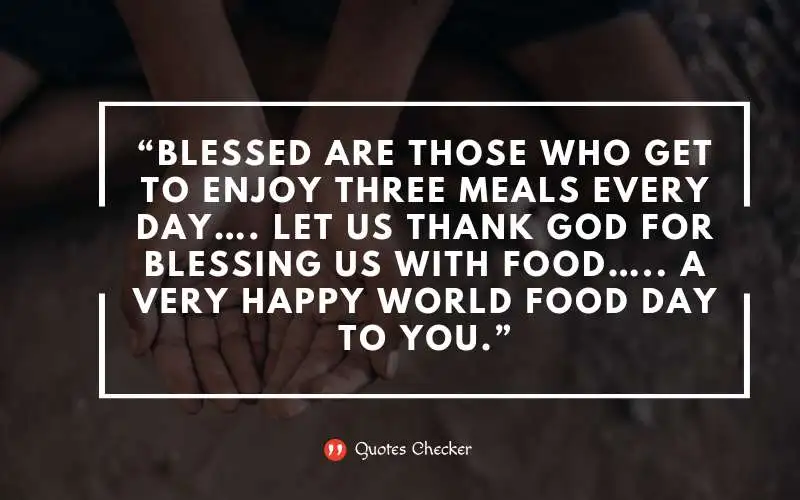 world hunger day quotes