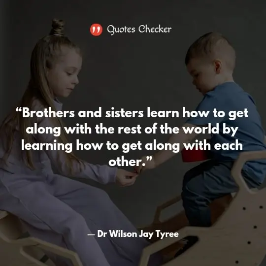 More lovly Quotes about Brother and Sister 