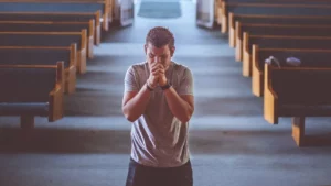 man praying and quotes about god