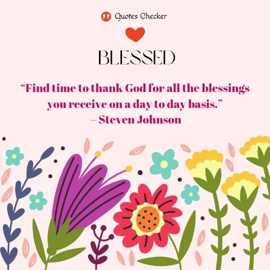 Quotes about Blessings of God 