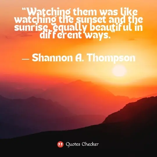 Quotes About Sunrise